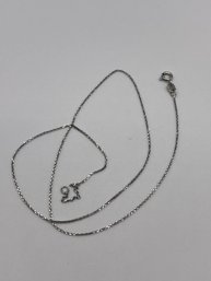 Italy -  Sterling Petite Box Chain 0.96g.   16long