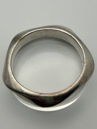 Sterling Silver Chunky Bangle Bracelet 36.76g