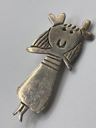 Mexico -  Sterling Little Girl Shaped Pin 10.6g