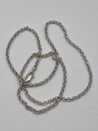 Italy-sterling Link Chain 4.88g    18'long