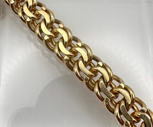 Heavy Cuban Chain DFS 14 K Gold Bracelet 80.2 Grams!!!