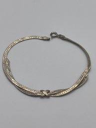 Sterling Gold Toned Bracelet 4.48g   8' Long