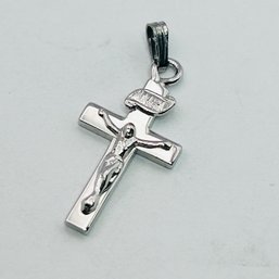 Sterling Silver Crucifix Pendant .88 G