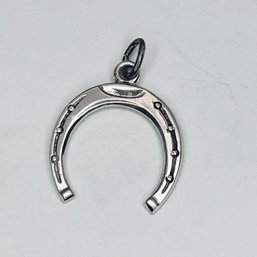 Sterling Silver Horseshoe Pendant .77 G