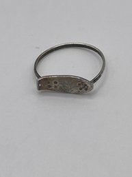 Sterling Metal Ring With Skateboard  0.5g    Sz. 5.5