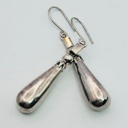 Sterling Silver Dingle Hook Back Earrings 9.29 G