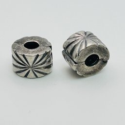 Pandora Two Sterling Silver Charms 4.16