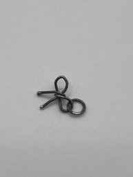 Sterling Bow Shaped Charm 0.38g