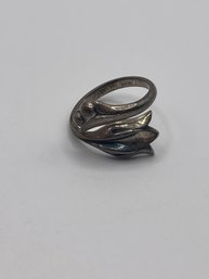 Sterling Floral Ring 3.87g   Sz. 6.5