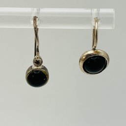 ONYX, Sterling Silver Earrings, 1.42 G