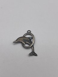 Sterling Dolphin Pendant  1.58g
