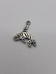 Sterling Whale Pendant  2.22g