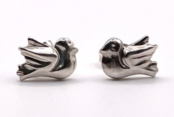 Sterling Bird Stud Earrings .5g