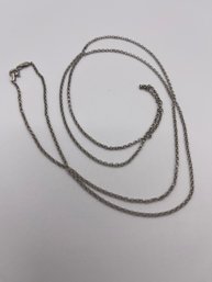 Italy - Sterling Link Chain  3.48g   30' Long