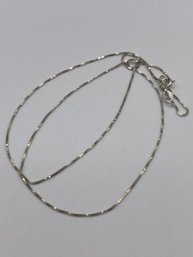Italy - Sterling Petite Link Chain   1.27g   17' Long