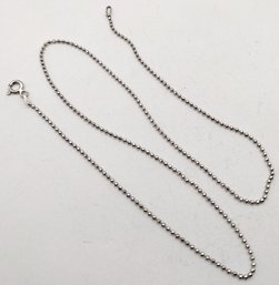 Sterling Silver Necklace Ball Chain