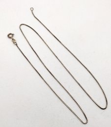 Sterling Silver Necklace Box Chain