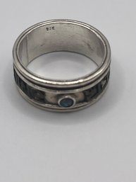Vintage Sterling Praying Ring That Rotates   6.53g   Sz. 8