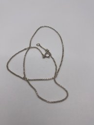 Sterling Petite Chain  1.12g   15.5'long