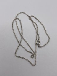 Sterling Petite Chain  1.42g   17'long