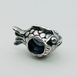 Pandora ALE Sterling, Silver Fish Bracelet Charm 2.82 G