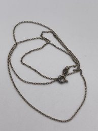 Italy- Sterling Gold Tones Petite Chain   1.04g   18' Long