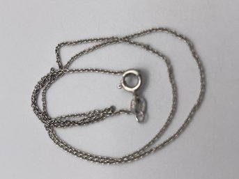 Italy - Sterling Petite Chain   1.34g   16' Long