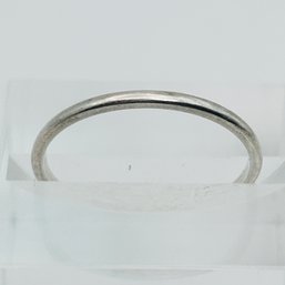 Sterling Silver Simple Band Size 9.5, 1.2 G