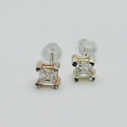 Sterling Silver Stud Earrings .8 G