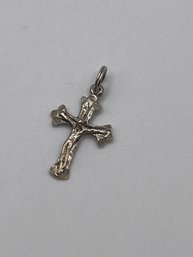 Sterling Crucifix Charm  1.45g