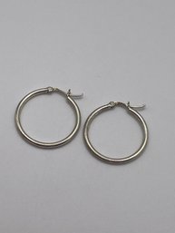 Sterling Hoop Earrings  3.51g