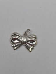 Sterling Bow Charm  1.86g