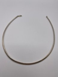 Sterling Sculptural Collar Choker Necklace  19.67g