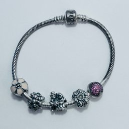 Pandora ALE Bracelet With Designed Charms. 34.28g.