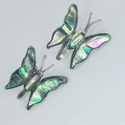 SHP Butterfly Abalone Screwback Hearings 5.54 G