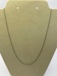 Sterling Silver Necklace .92 G