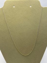 Italy, CW Sterling Silver Chain Necklace 1.34 G