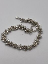 Sterling Chain Bracelet  19.84g   Sz. 7.5