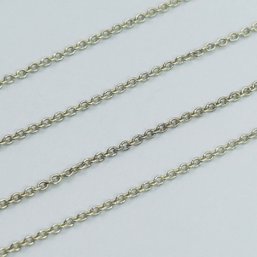 Italy, Sterling Silver Cable Chain Gold Coloring 1.13 G