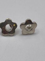 Sterling Flower Earrings  5.91g