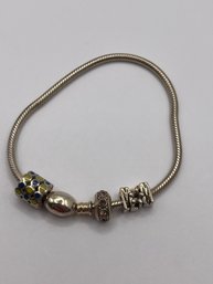 Chamilia - Sterling Bracelet With Mom Charm 23.71g