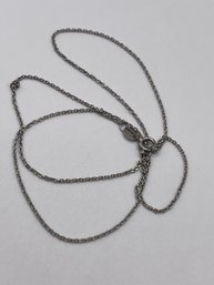 Sterling Petite Chain   1.35g     17'long