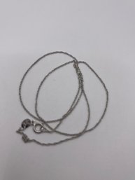 Italy - Sterling Petite Chain  0.87g   18'long
