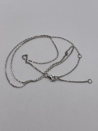 Sterling Petite Chain  1.46g   18'long