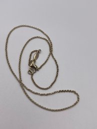 Thailand - Sterling Gold Toned Chain  2.57g  18'long