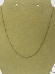 Sterling Silver Cable Chain Necklace .60 G