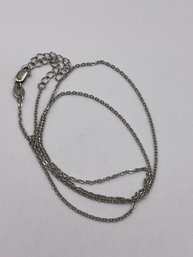 Sterling Petite Chain   1.61g   19'long