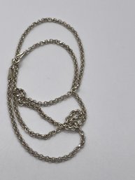 Sterling Chain  7.52g   19'long
