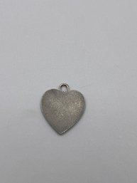 Sterling Heart Charm  1.10g