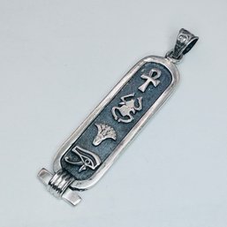 Sterling Silver Totem Pole Pendant 5.92 G